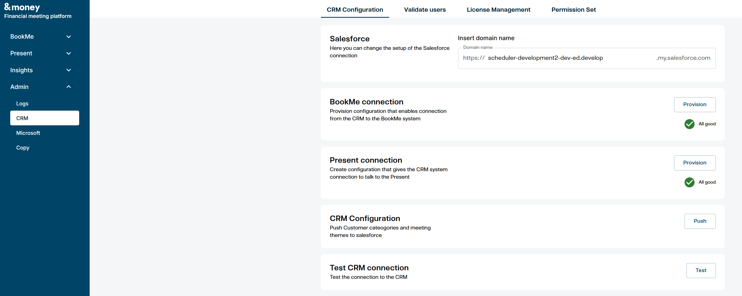 CRM Configuration CRM Configuration